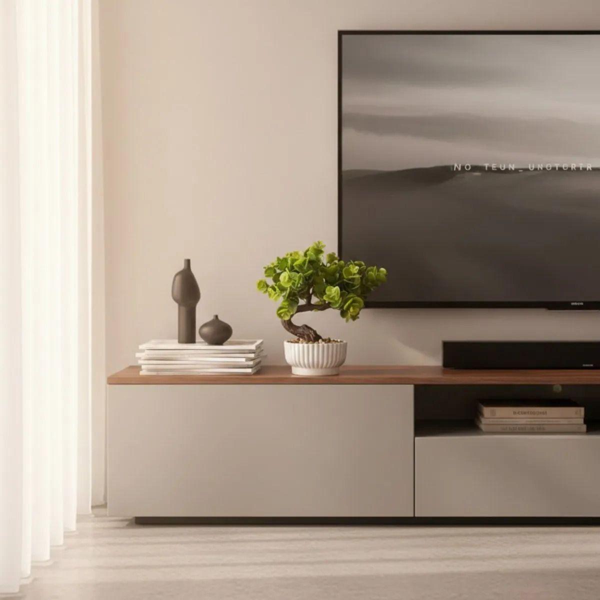 Set 2 Planta Artificial Inspiración Bonsái Decorativo Jhn-6