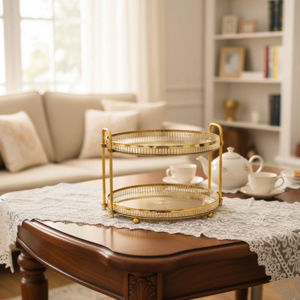 Bandeja Decorativa Hogar Organizador Diseño Versátil Jhn-5