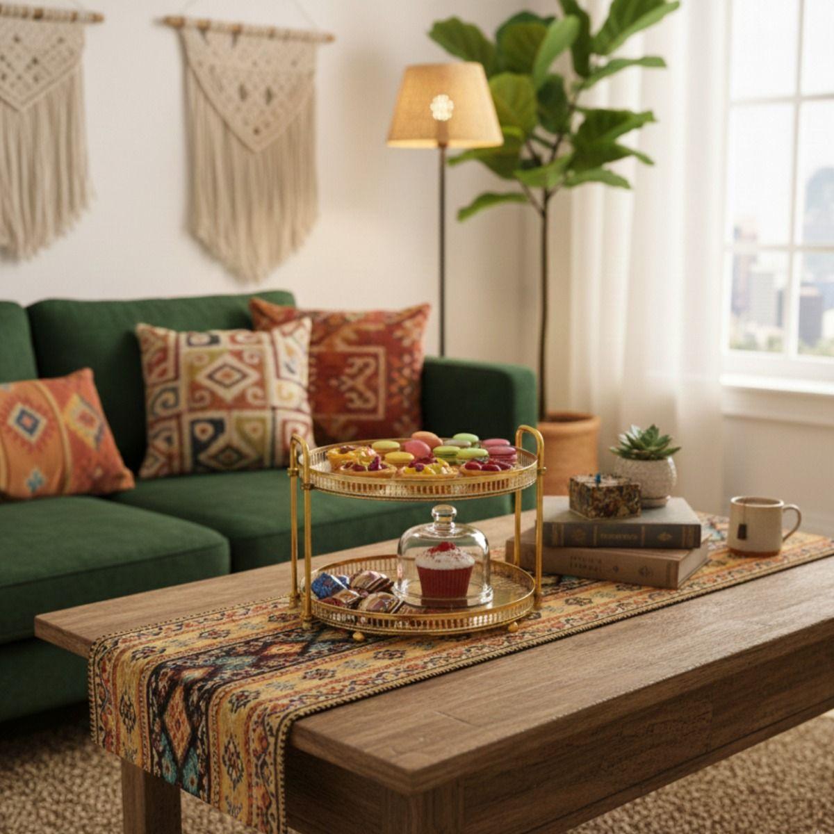 Bandeja Decorativa Hogar Organizador Diseño Versátil Jhn-8