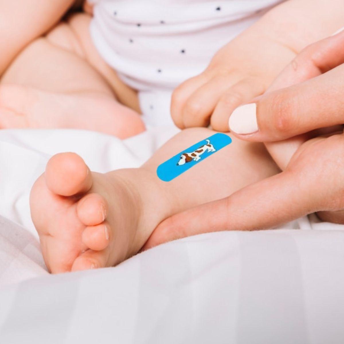 PACK 5 PARCHES CURITA INFANTIL DISEÑO ANIMALITOS HERIDAS LAU-5