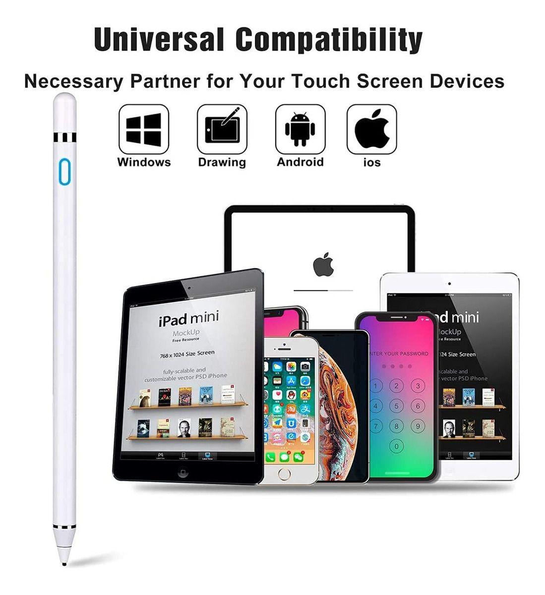 Lapiz Optico Touch Tactil Recargable Universal Tablets Lau-3