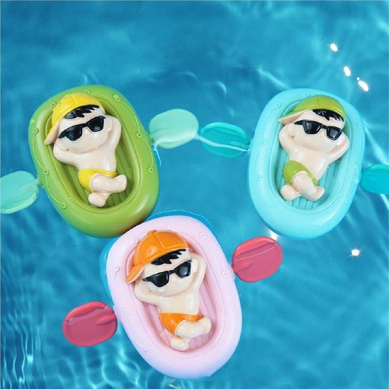 Set 5 Juguete Kayac Flotador Cuerda Baño Ducha Bebe Lau-2