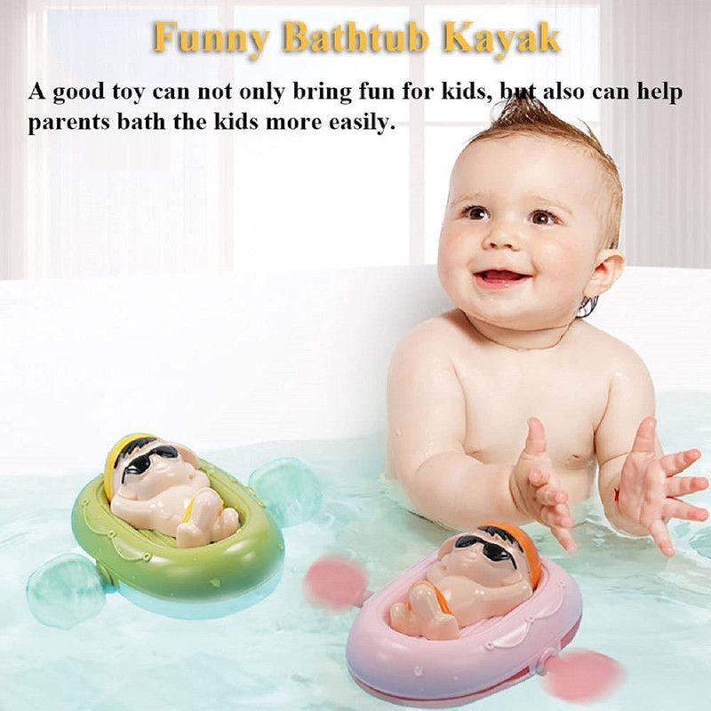 Set 5 Juguete Kayac Flotador Cuerda Baño Ducha Bebe Lau-4