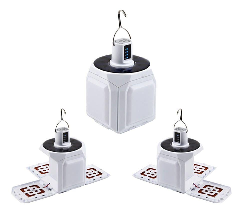 Lámpara Luz LED Recargable USB Acampar Gancho Portátil Jhn-8