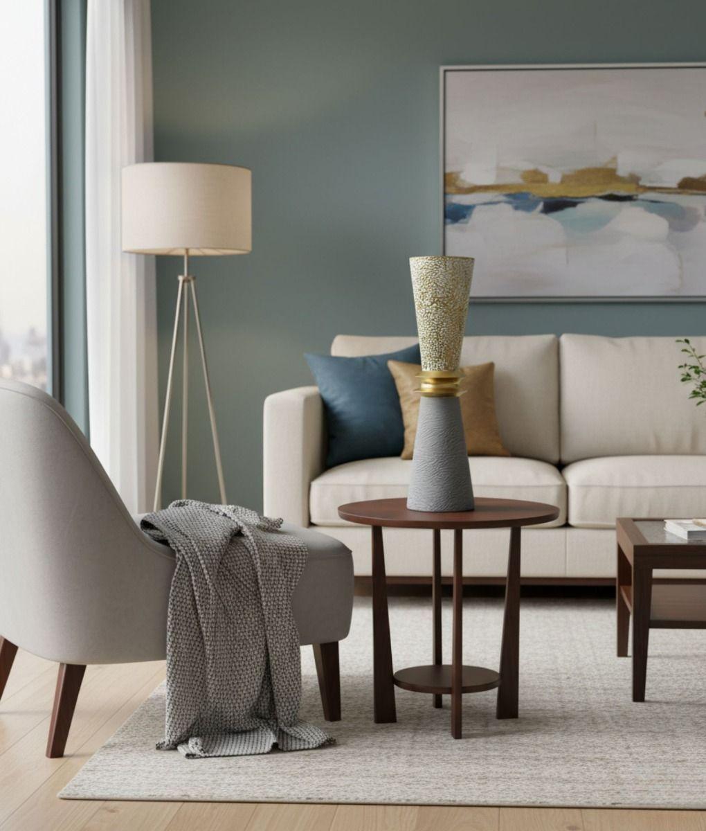 Florero Decorativo Contemporáneo Elegante Textura Jhn-6