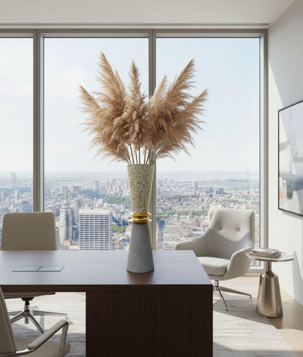 Florero Decorativo Contemporáneo Elegante Textura Jhn-7