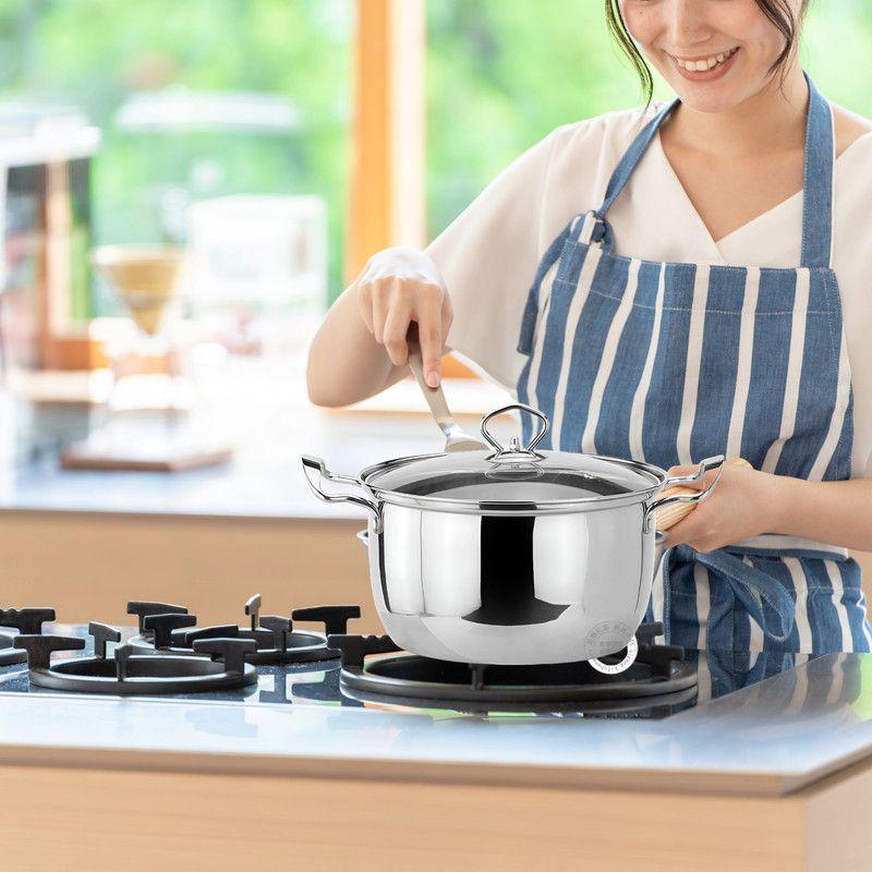 Ollas Acero Inoxidable Horneado Cocina Resistente Lau-4