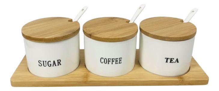 Set 3 Frascos Recipientes Organización Hogar Contenedor Jhn-0