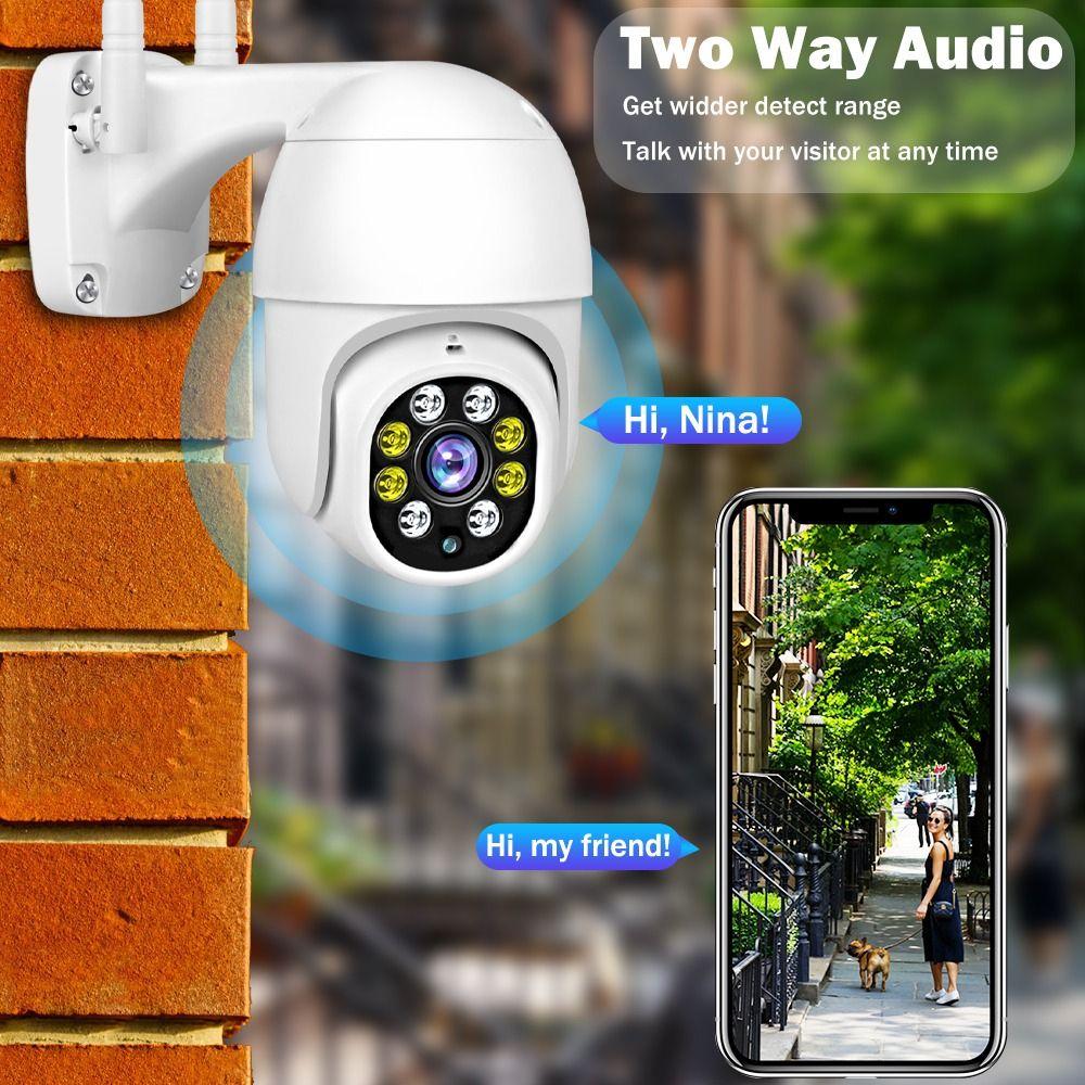 Camara Seguridad HD Inalambrica Audio Oficina Hogar Lau-2