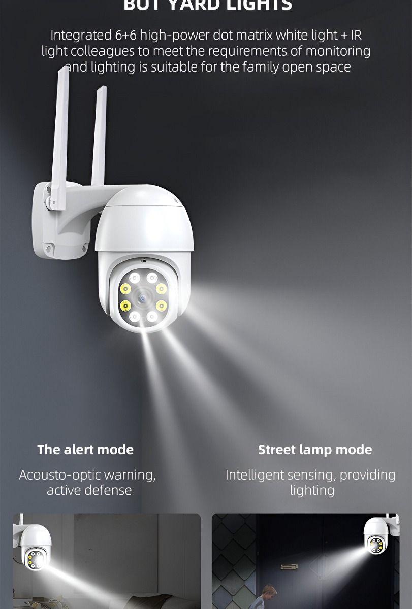 Camara Seguridad HD Inalambrica Audio Oficina Hogar Lau-8