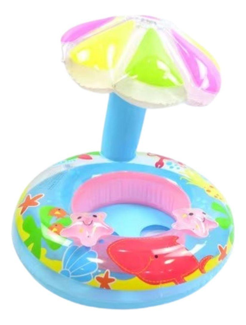 FLOTADOR INFLABLE FORMA DE HONGO PARA BEBE VERANO LAU-4