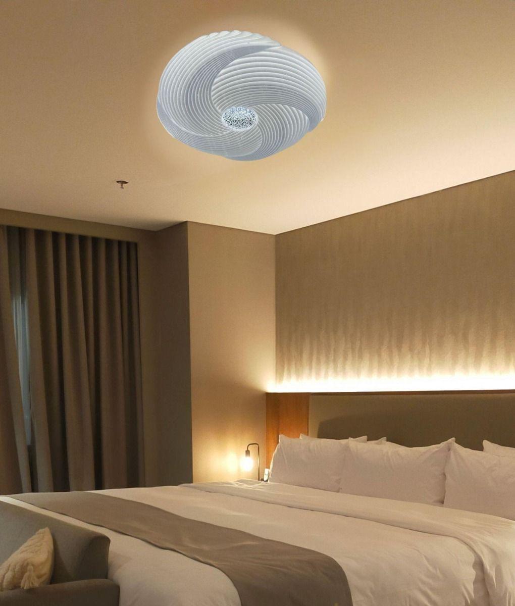 Lámpara Techo LED Dinamismo Esculpido Prismático Jhn-6