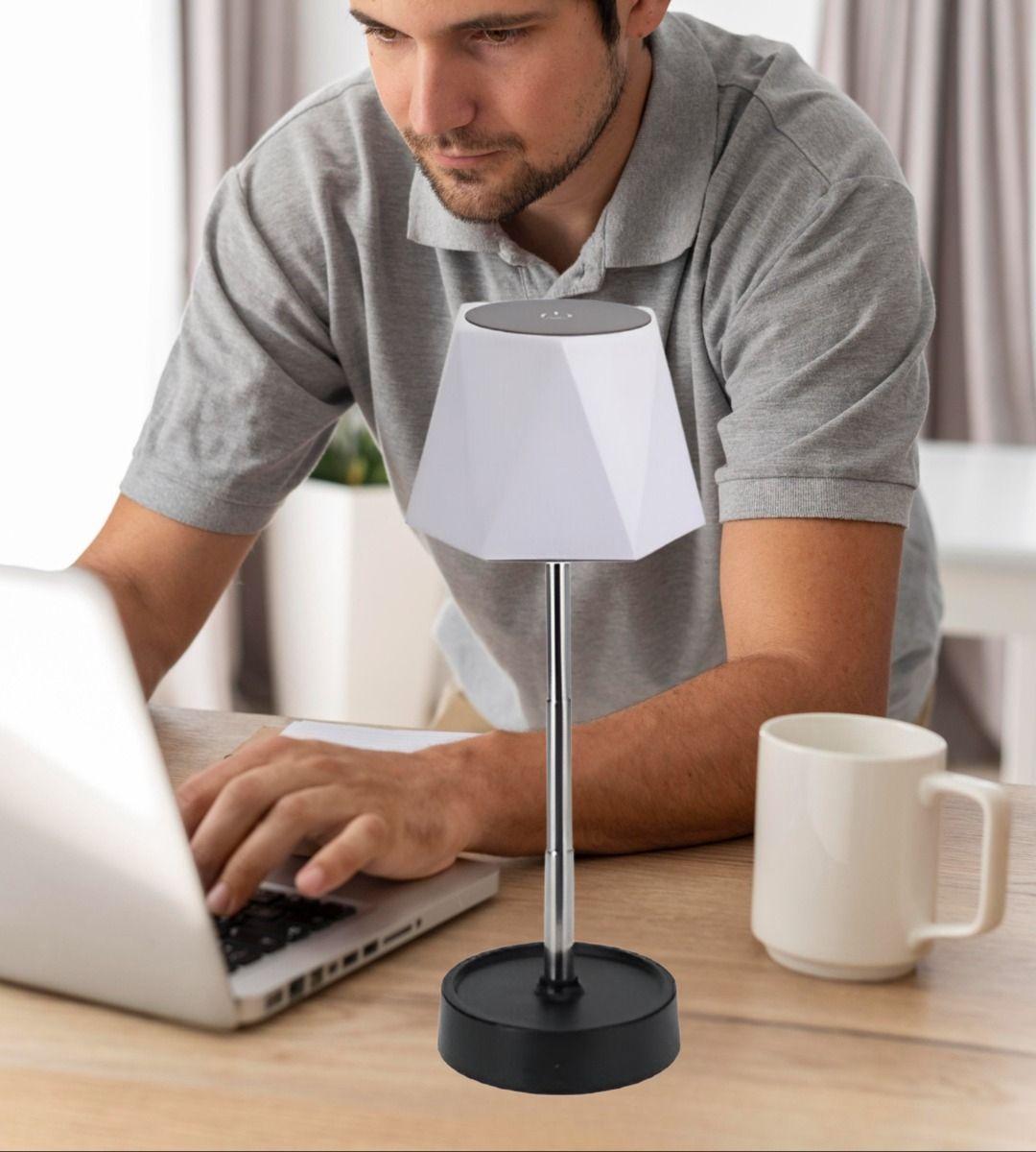 Lámpara Portátil LED Recargable Ajustable Mesa Jhn-4