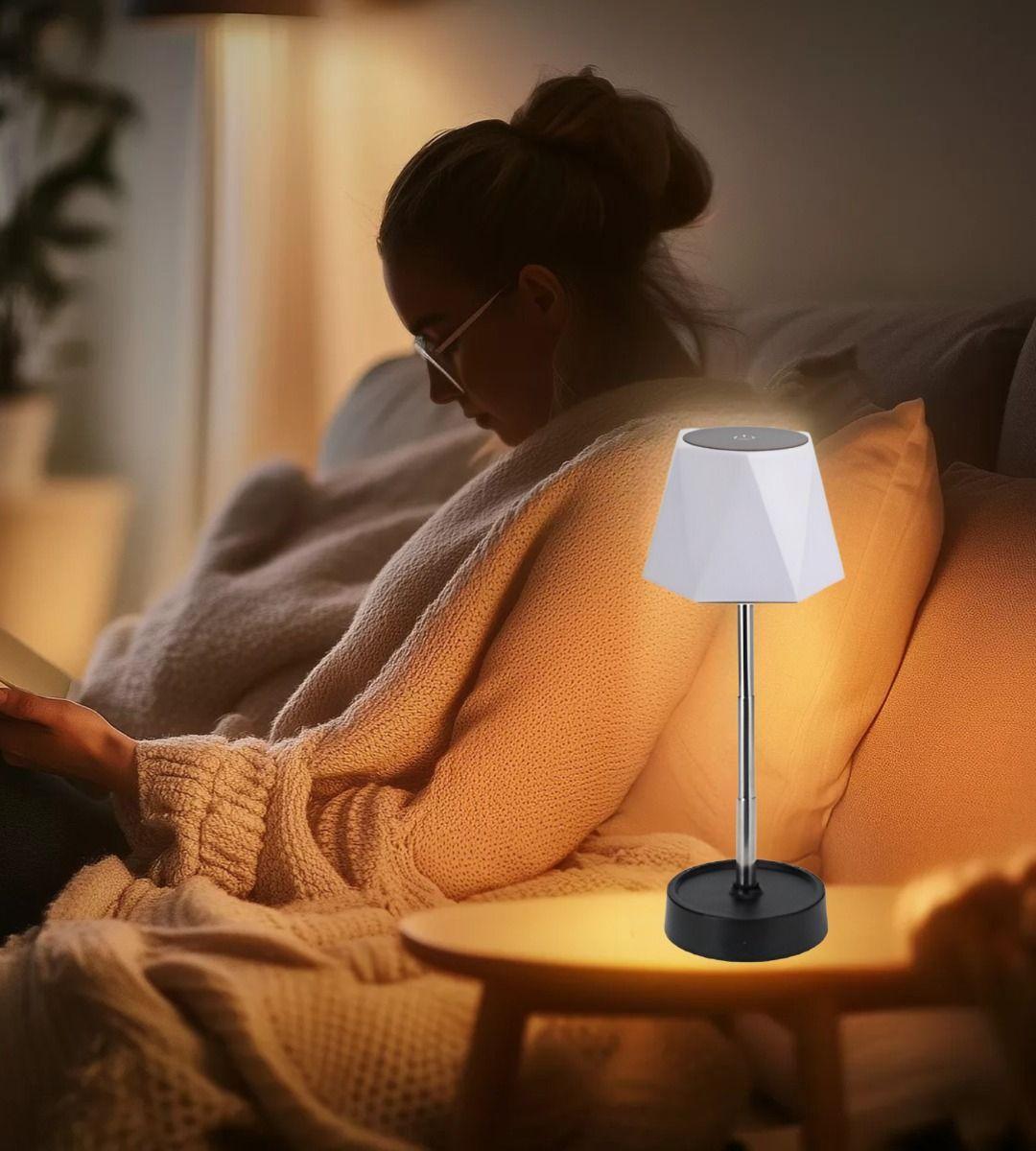 Lámpara Portátil LED Recargable Ajustable Mesa Jhn-9