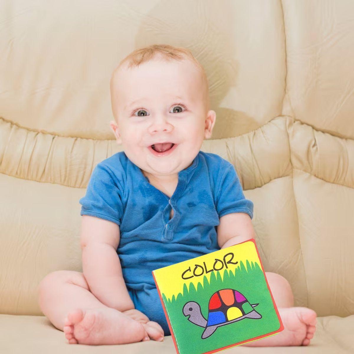 JUGUETE SENSORIAL LIBRO DE TELA DESARROLLO BEBE LAU-6