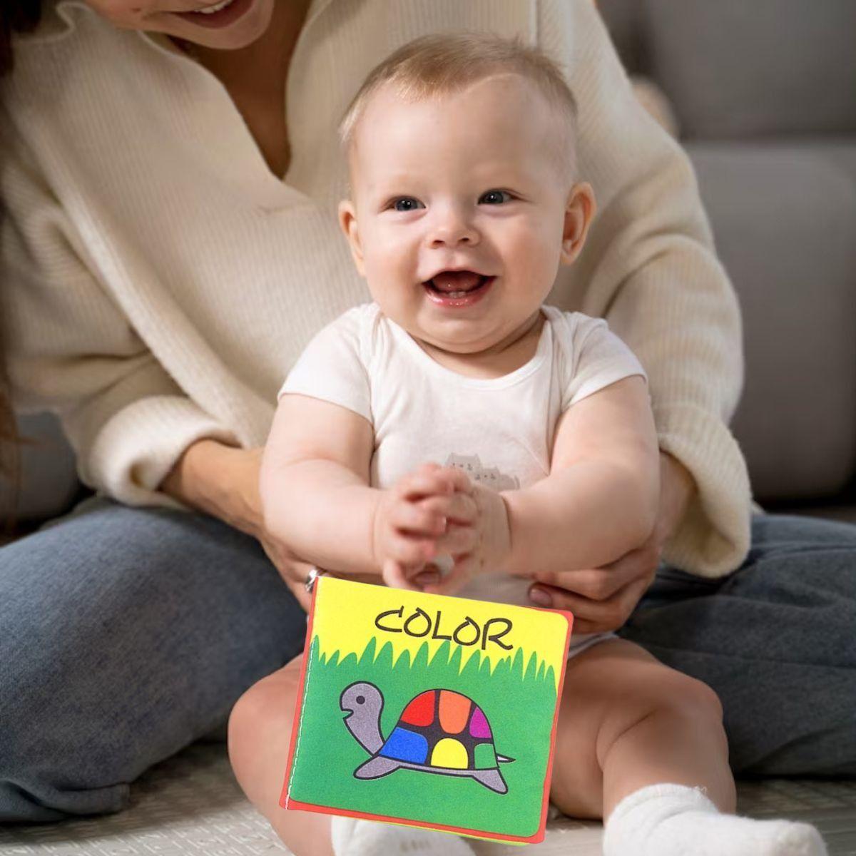 JUGUETE SENSORIAL LIBRO DE TELA DESARROLLO BEBE LAU-9