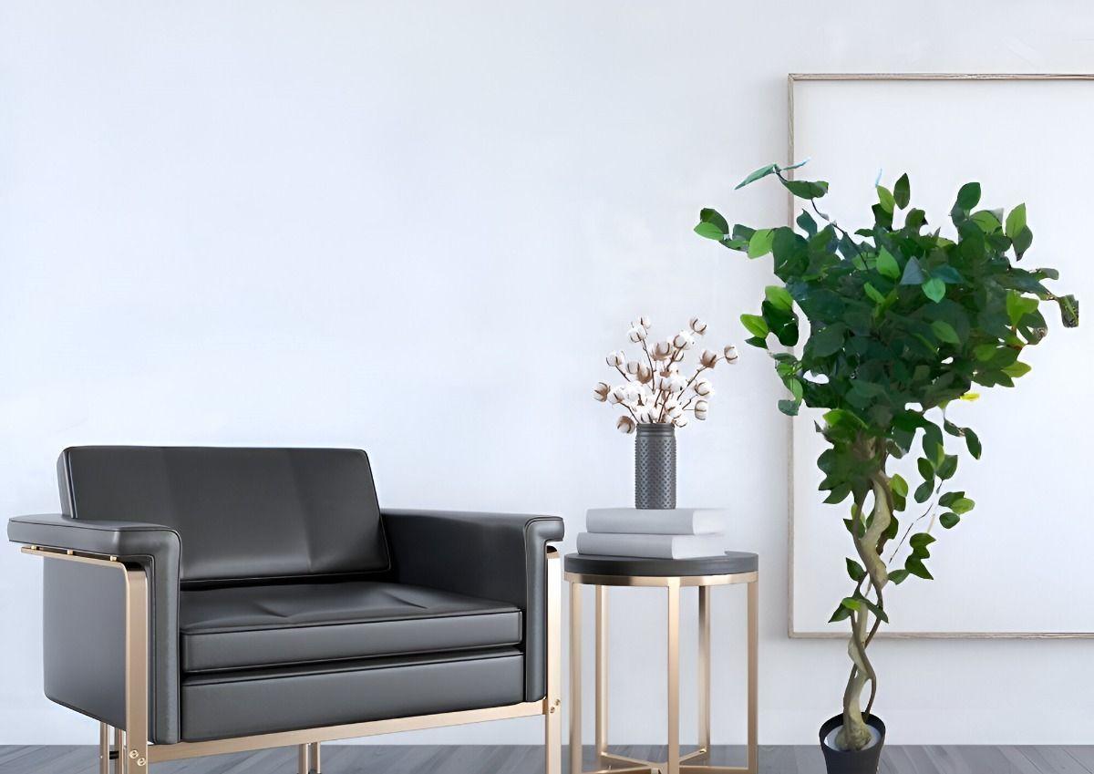 Planta Artificial Realista Arbol Ficus Trenzado 120cm Jhn-4
