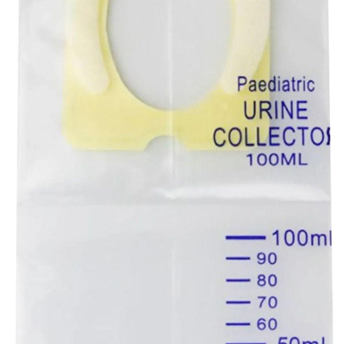 PACK 100 UNDS BOLSA RECOLECTOR ORINA PEDIATRICO 100ml LAU-9