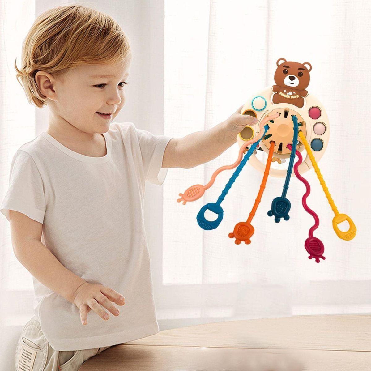 JUGUETE SENSORIAL MONTESSORI 4EN1 MULTIUSO PARA BEBE LAU-7