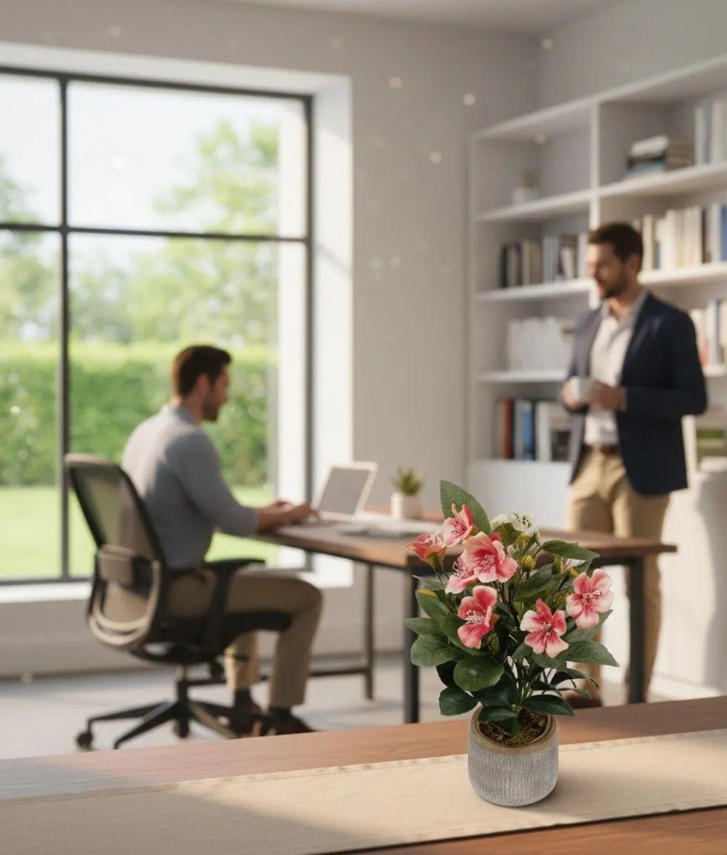 Planta Decorativa Artificial Estilo Floral Campiña Jhn-2