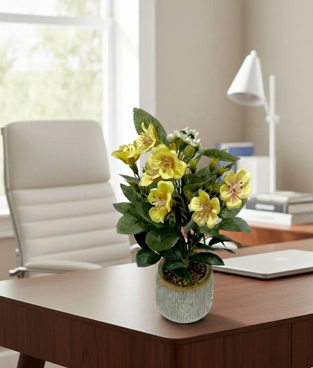 Planta Decorativa Artificial Estilo Floral Campiña Jhn-8