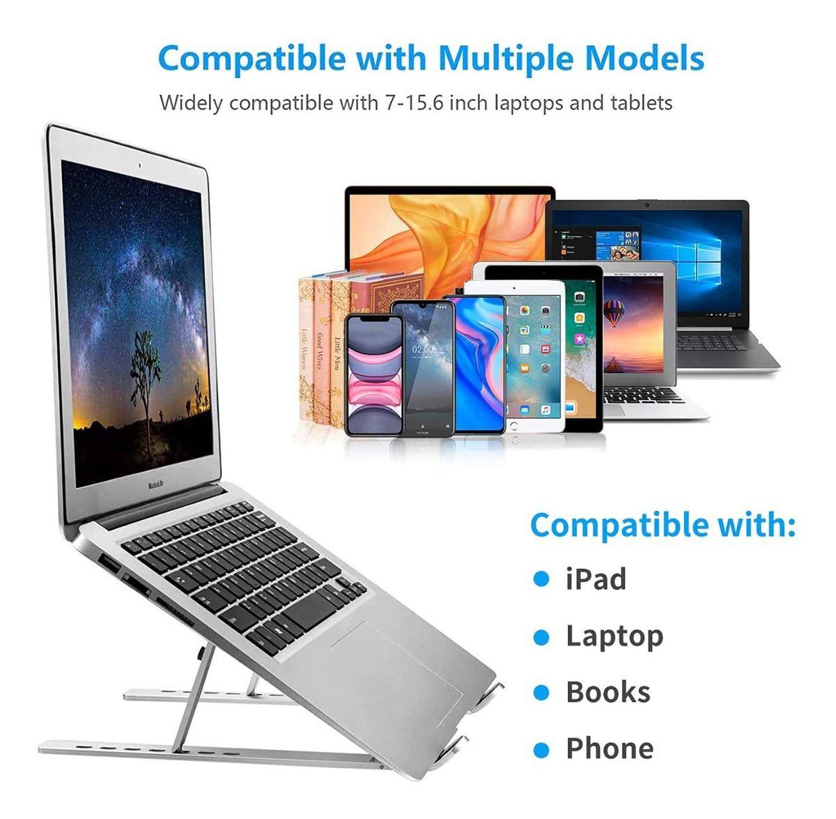 Soporte Laptop Ajustable Ergonomico Hogar Oficina Lau-5