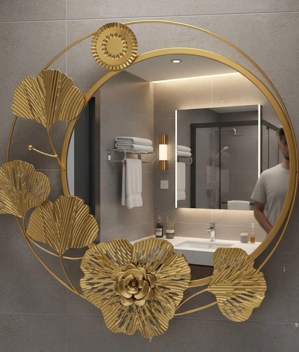 Espejo Decorativo Pared Diseño Inspiración Botánica Jhn-7