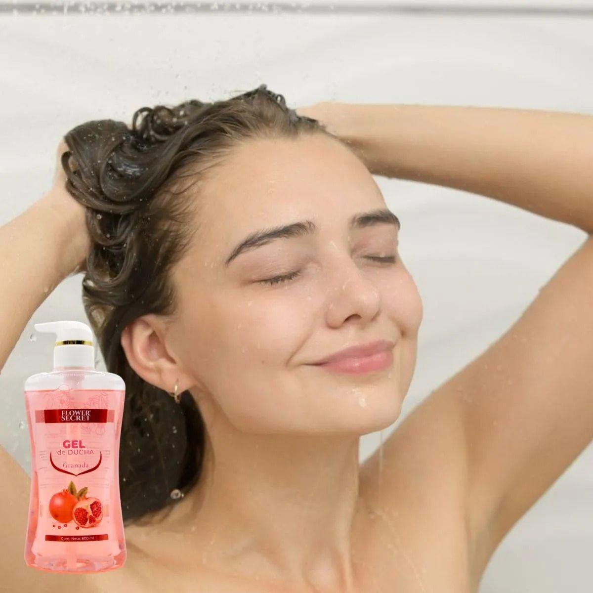 Set  2 Gel de Ducha Granada Antioxidante Baño Spa Lau-5