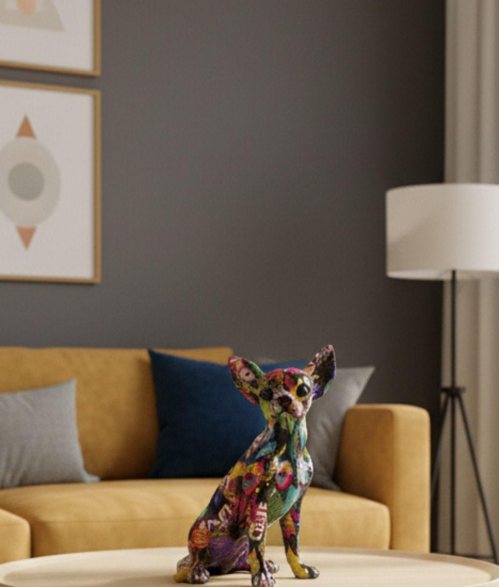 Estatua Decorativa Escultura Canina Perro Estilo Urbano Jhn-6