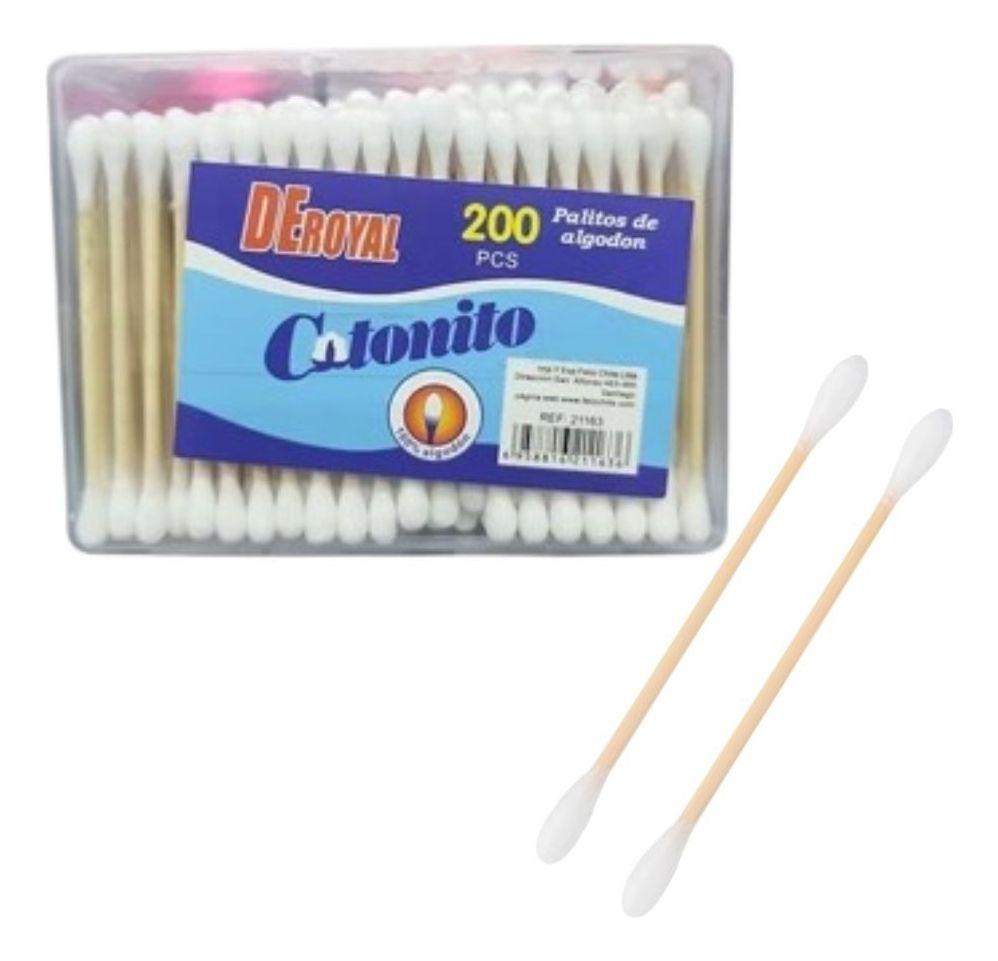 SET 10 CAJAS DE HISOPOS x200 PZAS ALGODÓN HIGIENE LAU-0