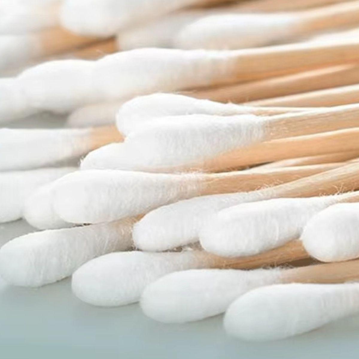 SET 10 CAJAS DE HISOPOS x200 PZAS ALGODÓN HIGIENE LAU-4