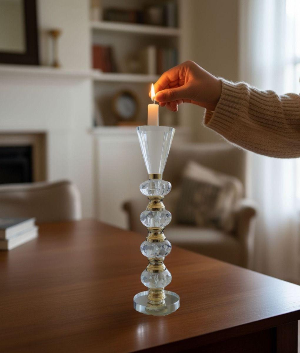 Portavelas Decorativo Adorno Hogar Diseño Vertical Jhn-4