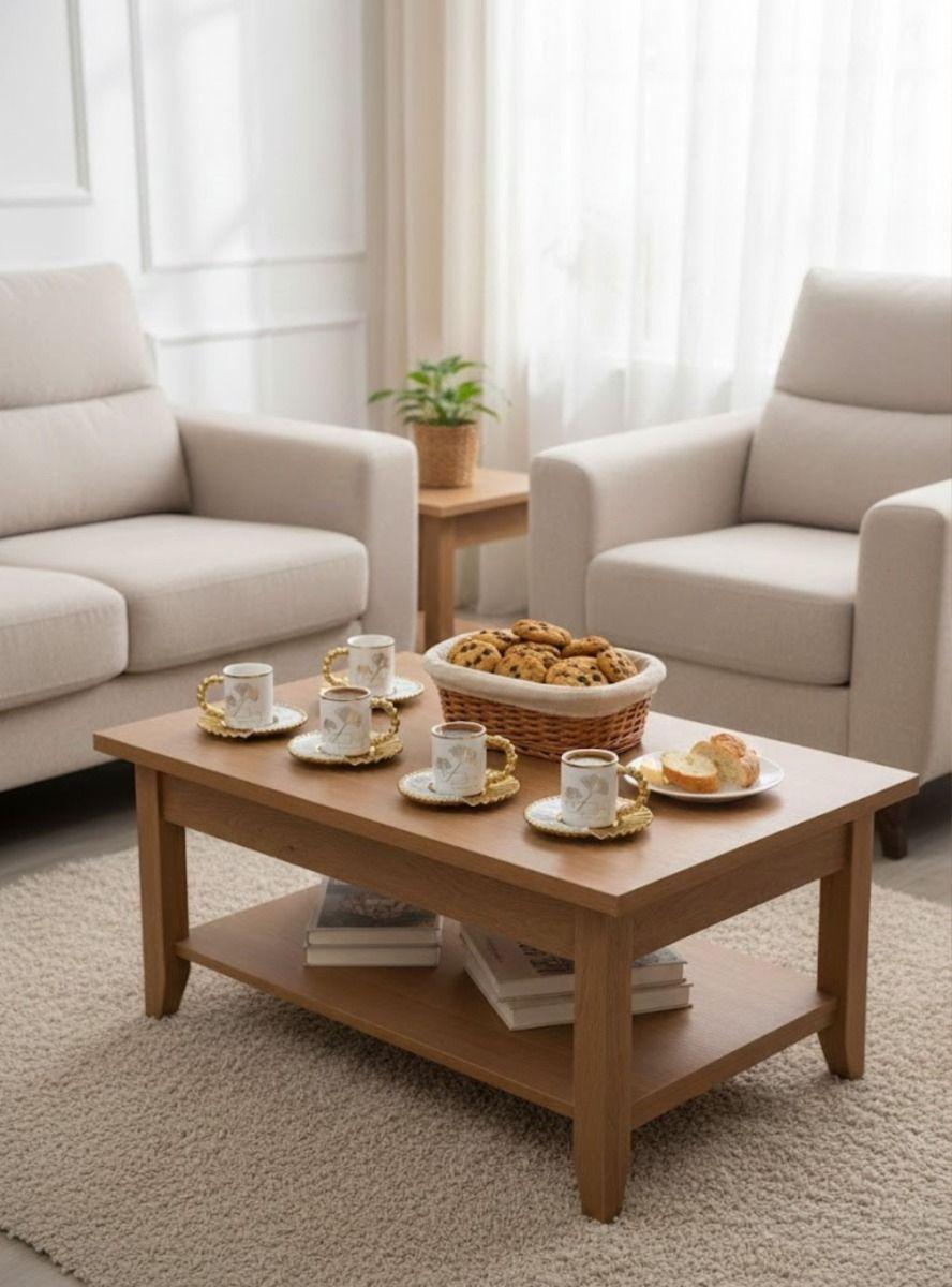 Juego Vajilla Set 6 Tazas Café Plato Decorado Adorno Jhn-5