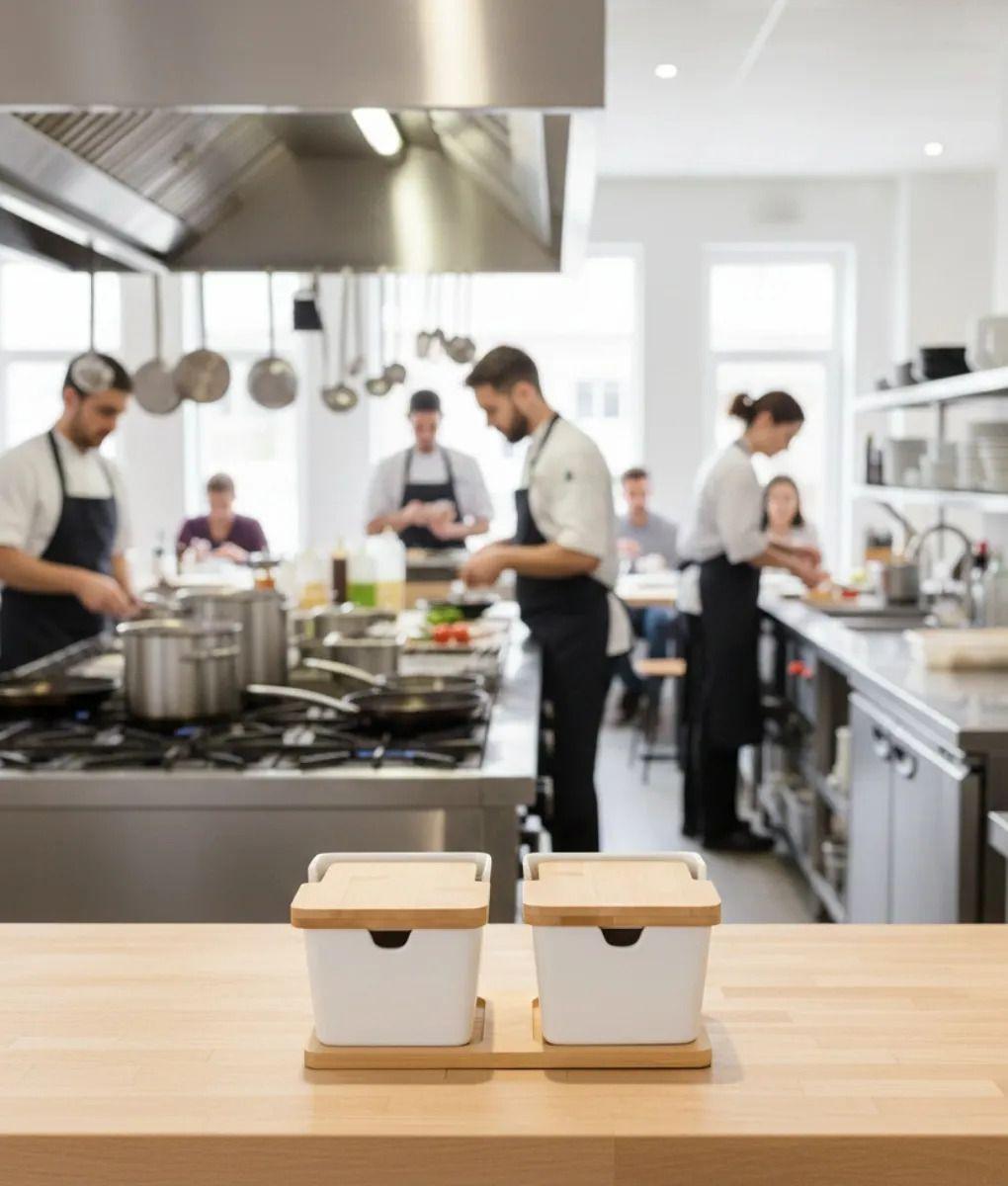 Set 2 Contenedores Diseño Minimalista Almacenamiento Jhn-2