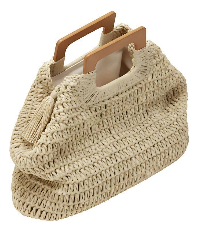 Cartera Tejida Bolso Diseño Moderno Minimalista Jhn-2