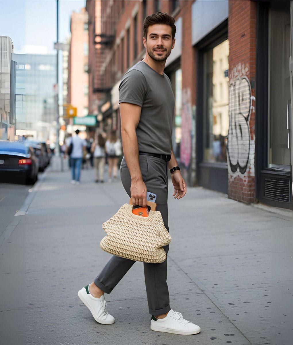 Cartera Tejida Bolso Diseño Moderno Minimalista Jhn-5