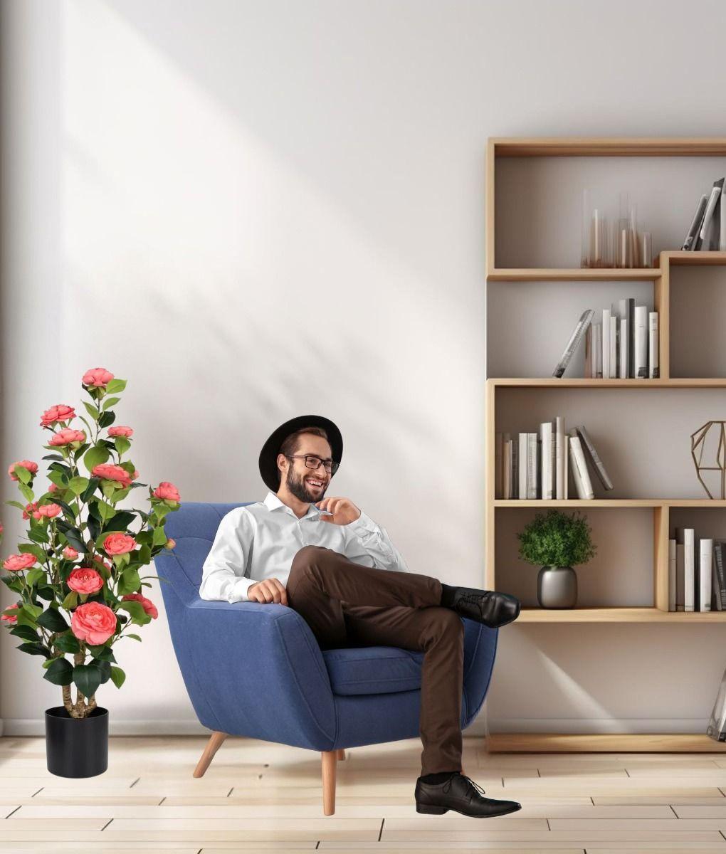 Planta Artificial Sintética Decorativa Moderna Hogar Jhn-4