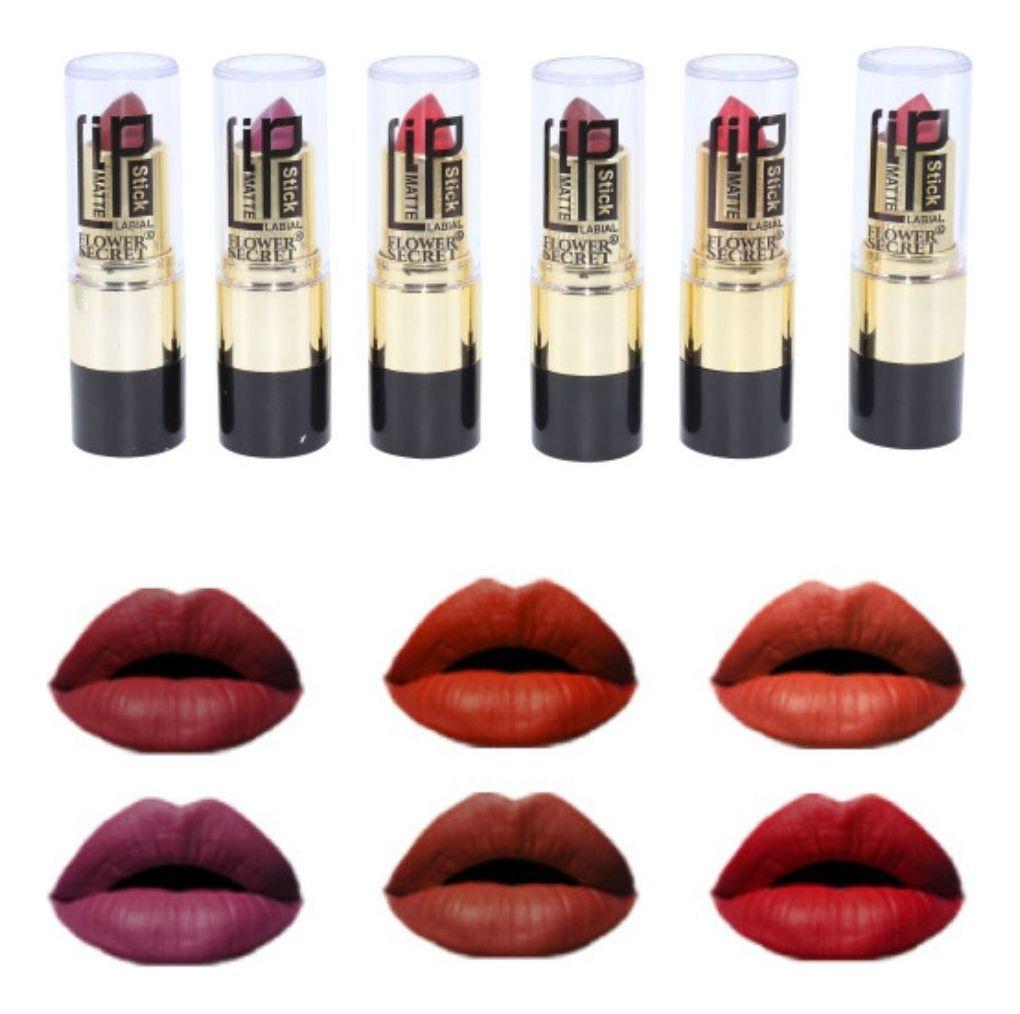 PAQ 24 LABIALES EN BARRA EFECTO MATE 12 TONOS ELEGANTE LAU-3