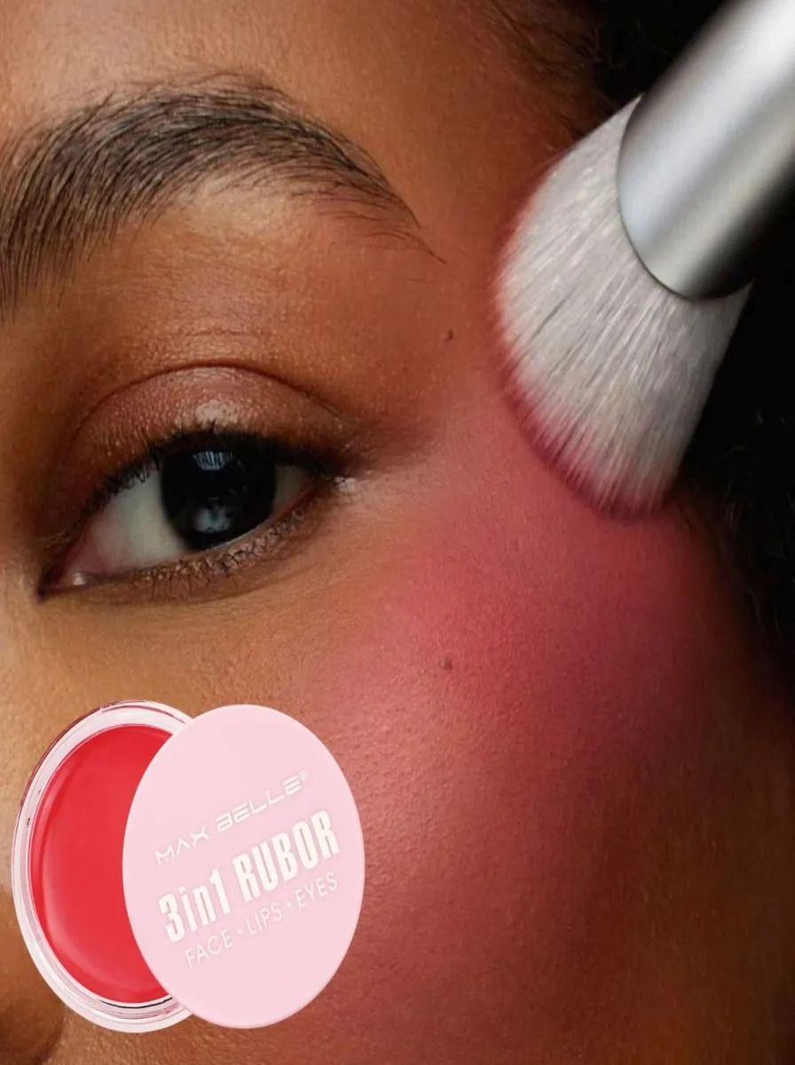 Pack 2 Rubor Cremosos Blush Multiusos Belleza Lau-5