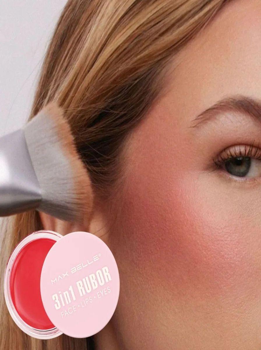 Pack 2 Rubor Cremosos Blush Multiusos Belleza Lau-7