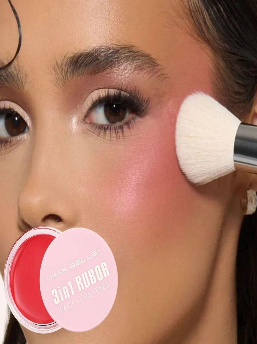 Pack 2 Rubor Cremosos Blush Multiusos Belleza Lau-9