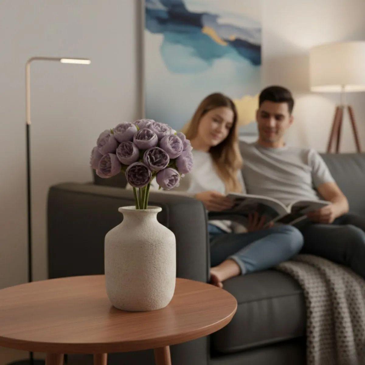 Set 2 Ramo Artificial Capullo Floral Adorno Decorativo Jhn-2