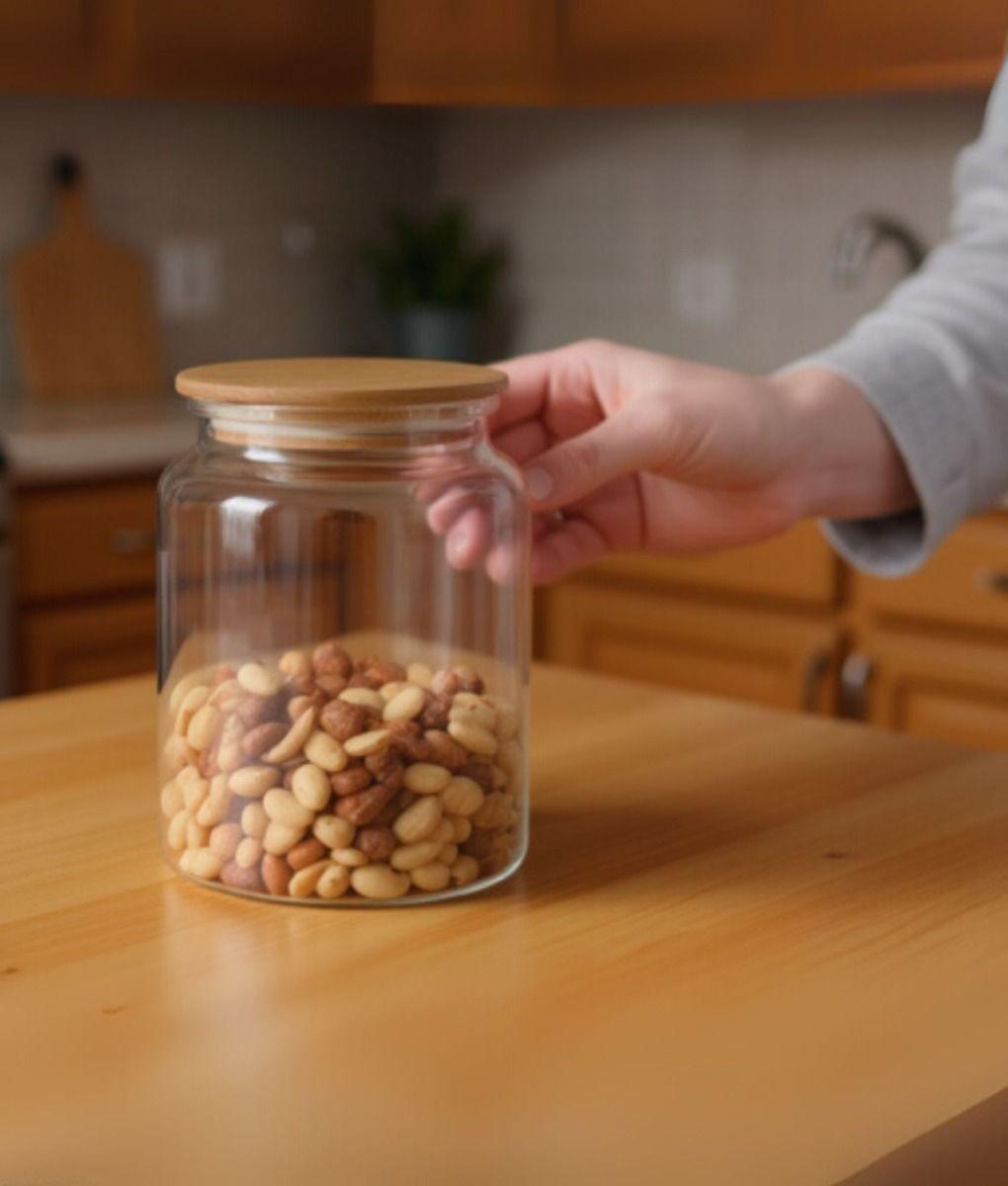 Frasco Transparente Almacenamiento Multifuncional Hogar Jhn-2