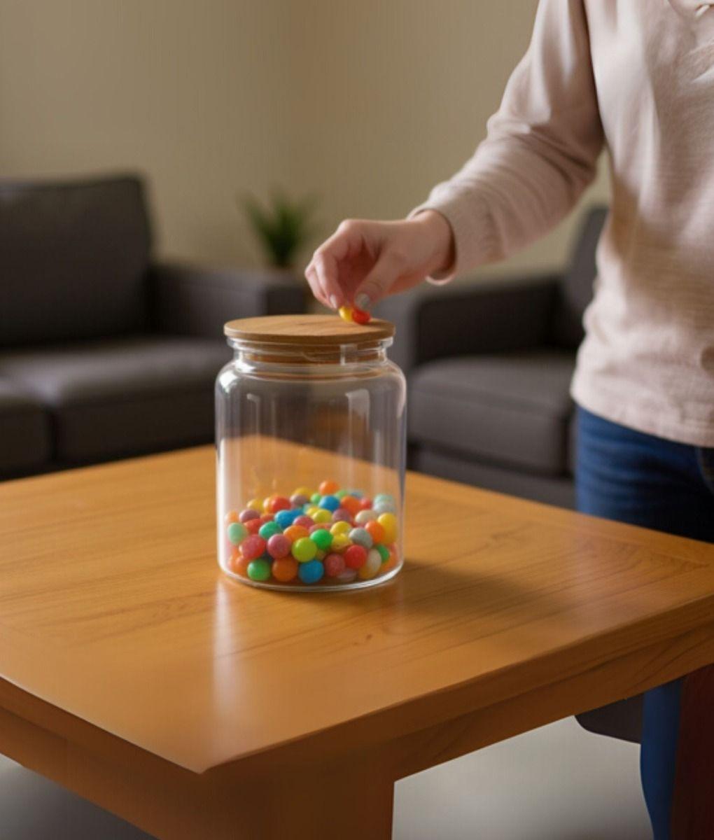 Frasco Transparente Almacenamiento Multifuncional Hogar Jhn-4