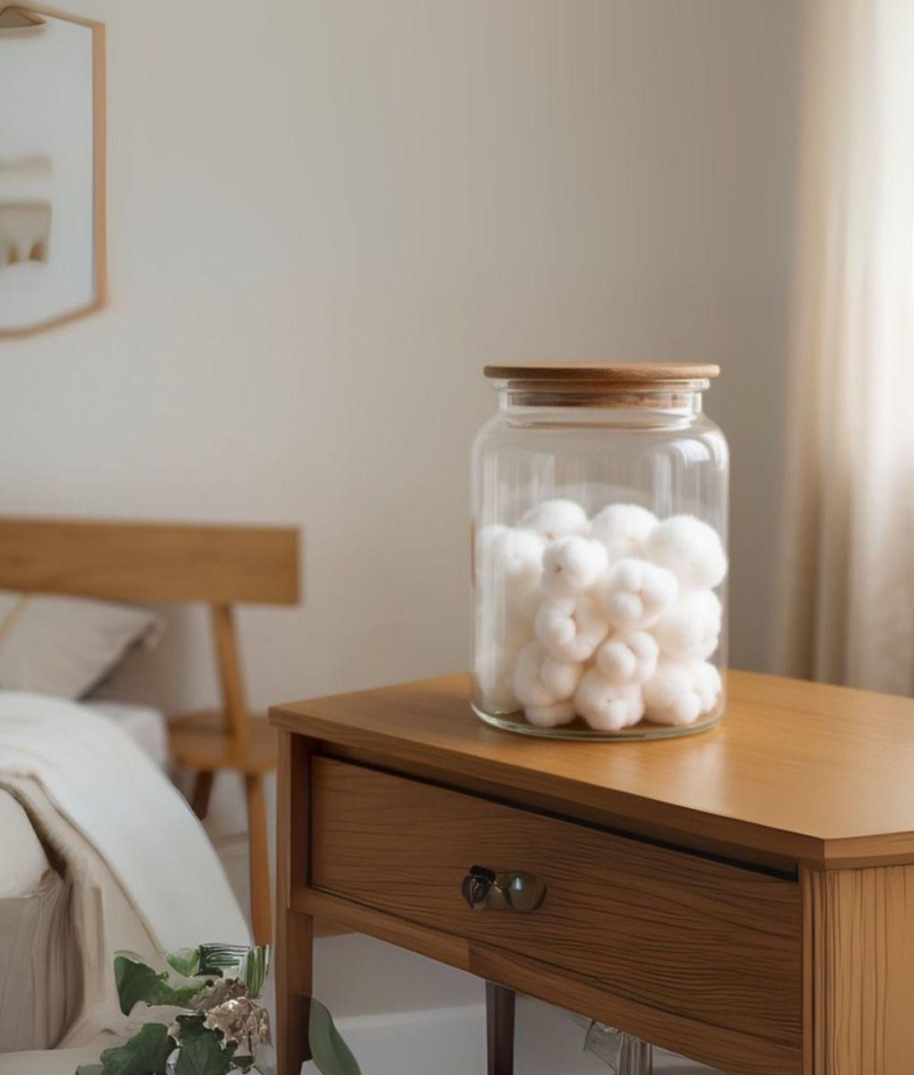 Frasco Transparente Almacenamiento Multifuncional Hogar Jhn-5