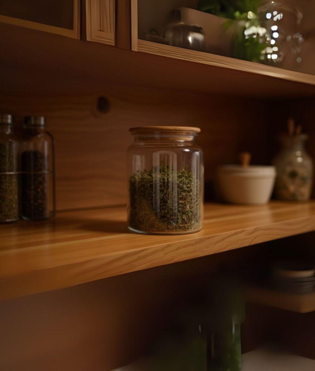 Frasco Transparente Almacenamiento Multifuncional Hogar Jhn-6