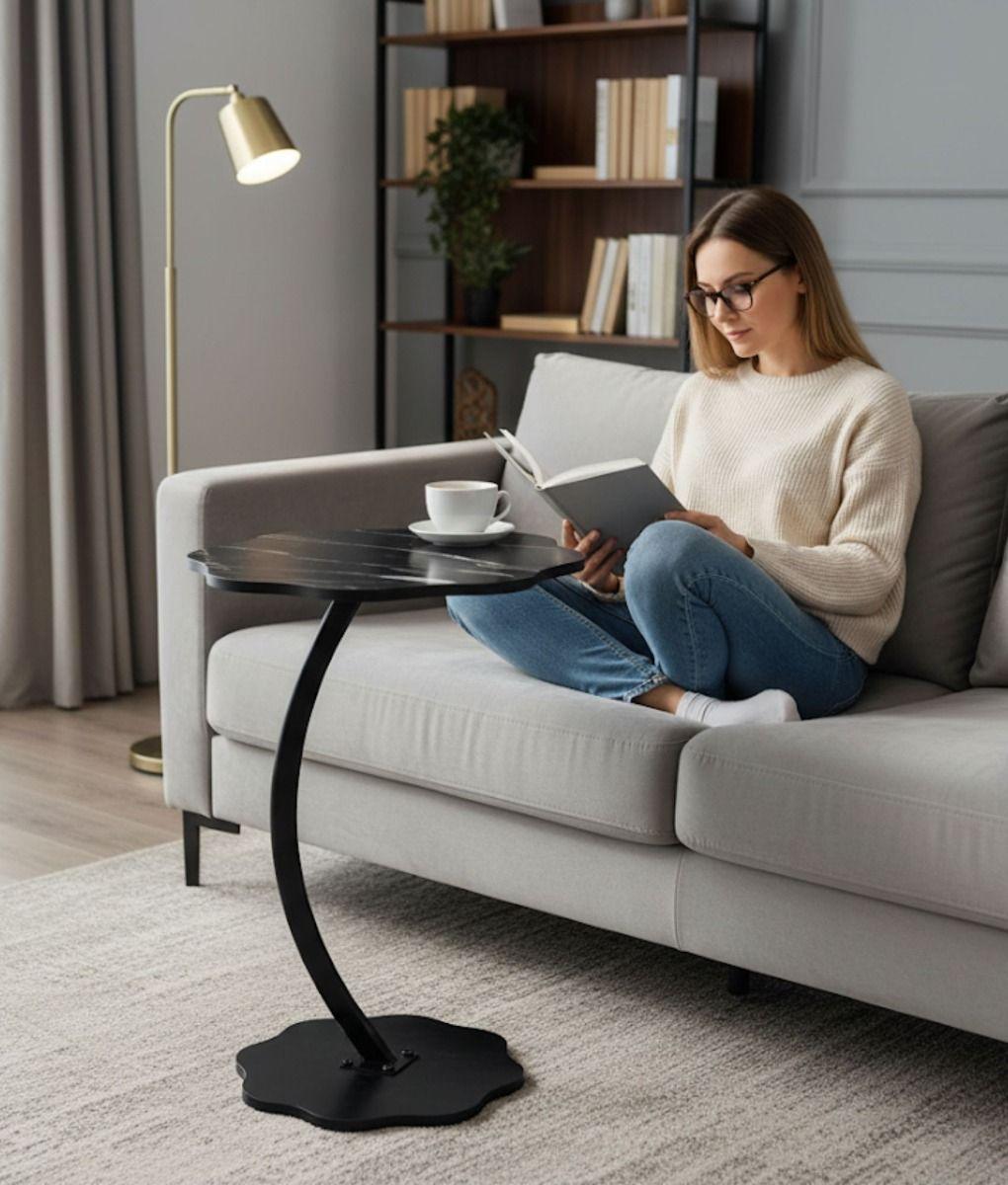 Mesa Centro Diseño Floral Decorativa Moderna Hogar Jhn-2