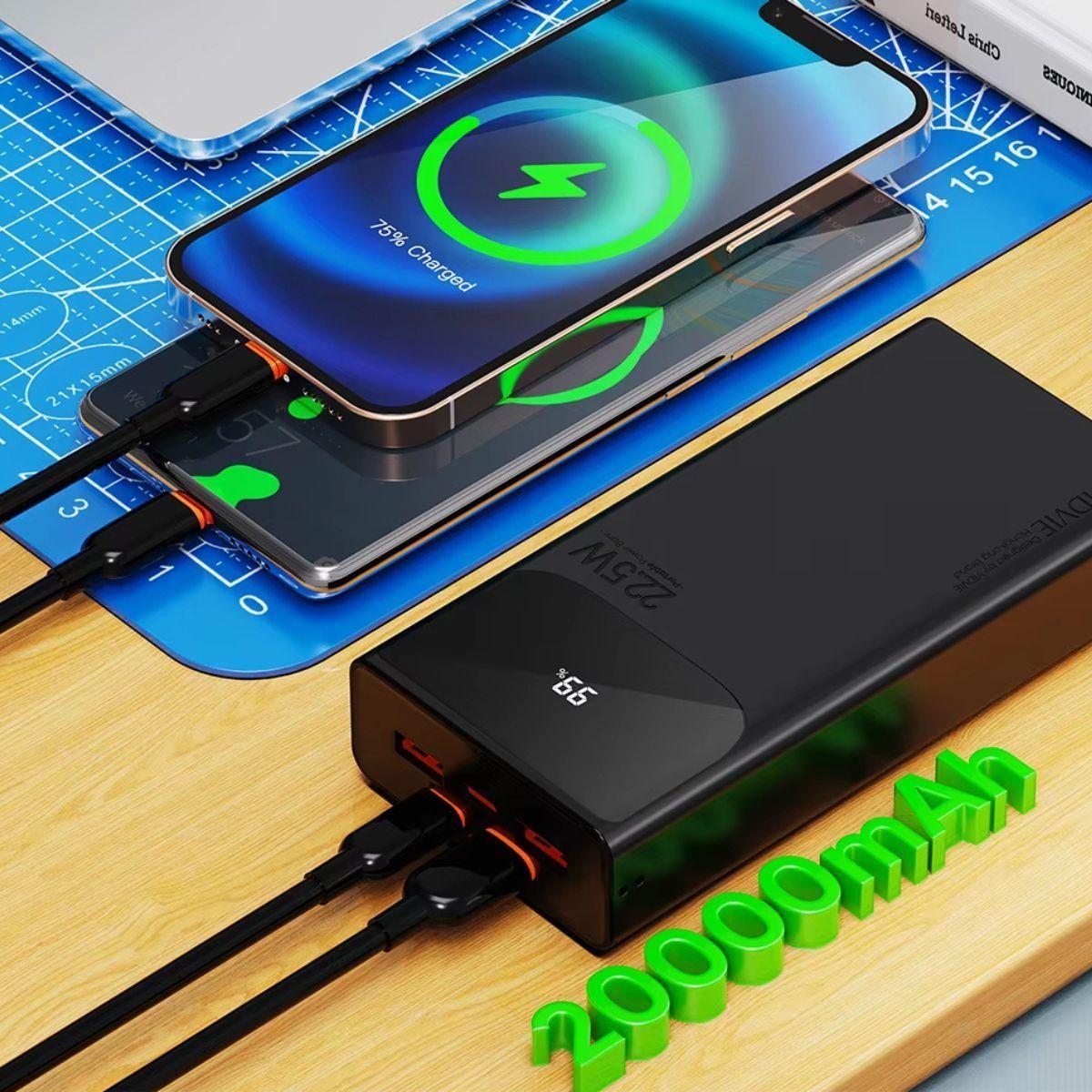 CARGADOR PORTATIL POWER BANK 20W CELULAR VIAJE HOGAR LAU-2