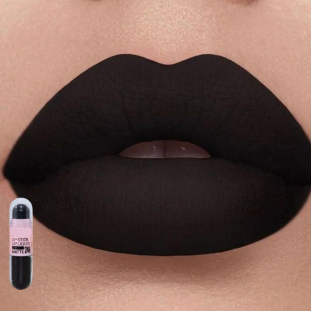 Paq 24 Mini Labiales Mate Duo 2 en 1 Colores Fantasía ALJ-2