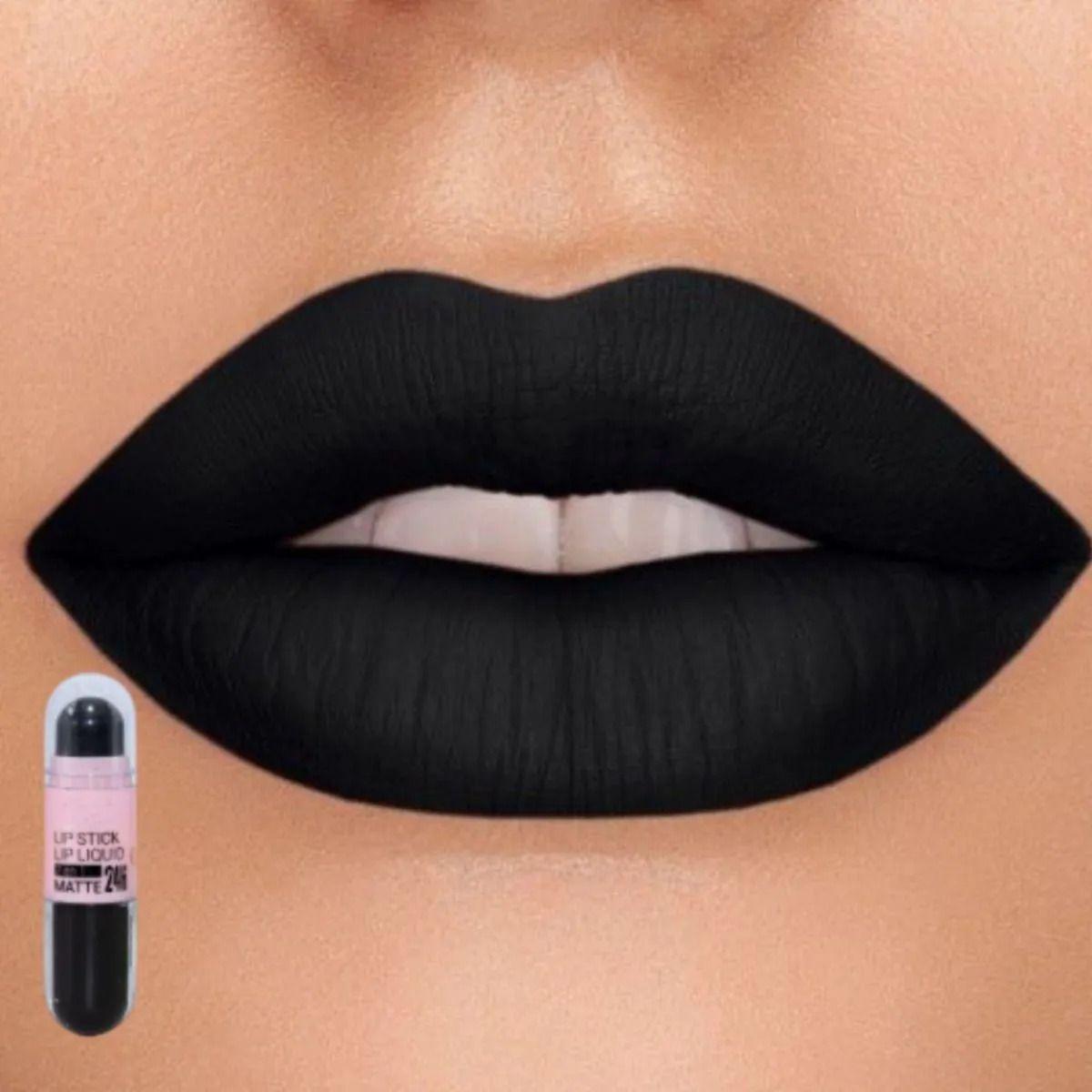 Paq 24 Mini Labiales Mate Duo 2 en 1 Colores Fantasía ALJ-4